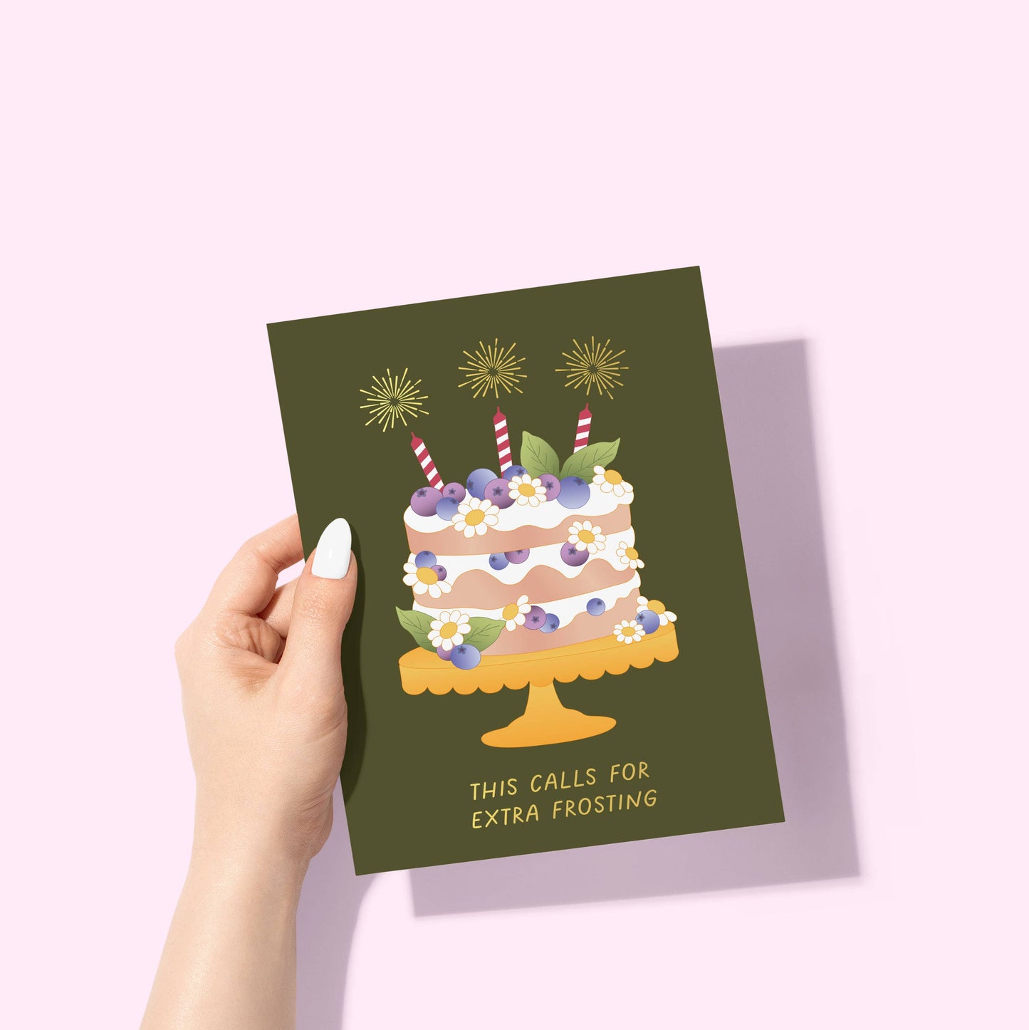 Sublime & Co. - This Calls For Extra Frosting Cake Birthday Card