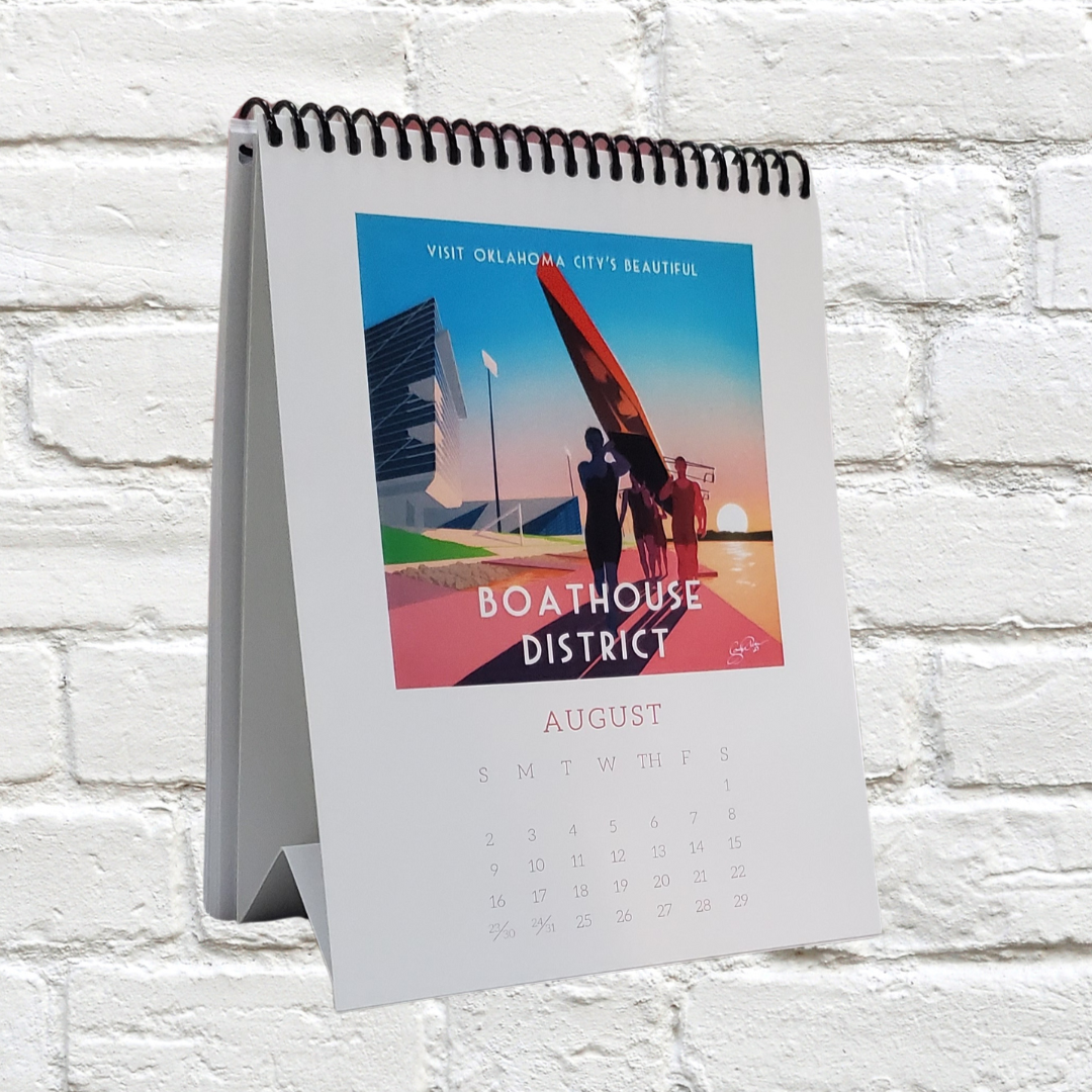 2026 Oklahoma City (OKC) Desk Calendar