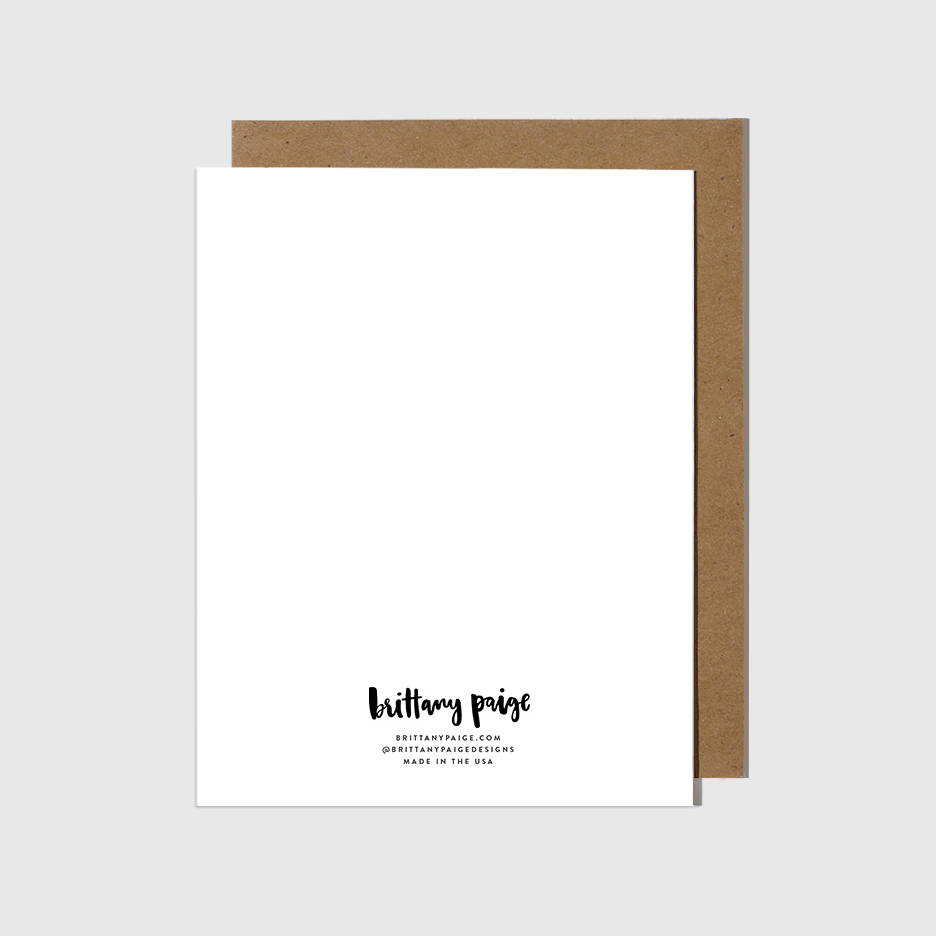 Brittany Paige - Stomach Problems Birthday Card