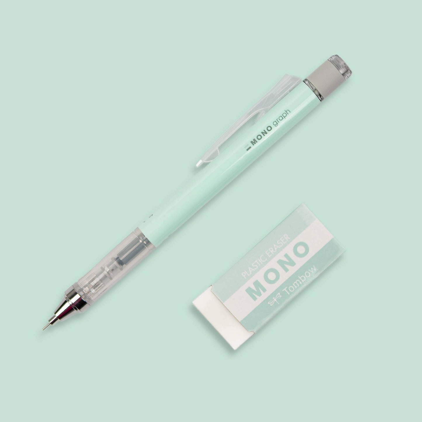 Tombow - MONO Graph Mechanical Pencil + Eraser Set
