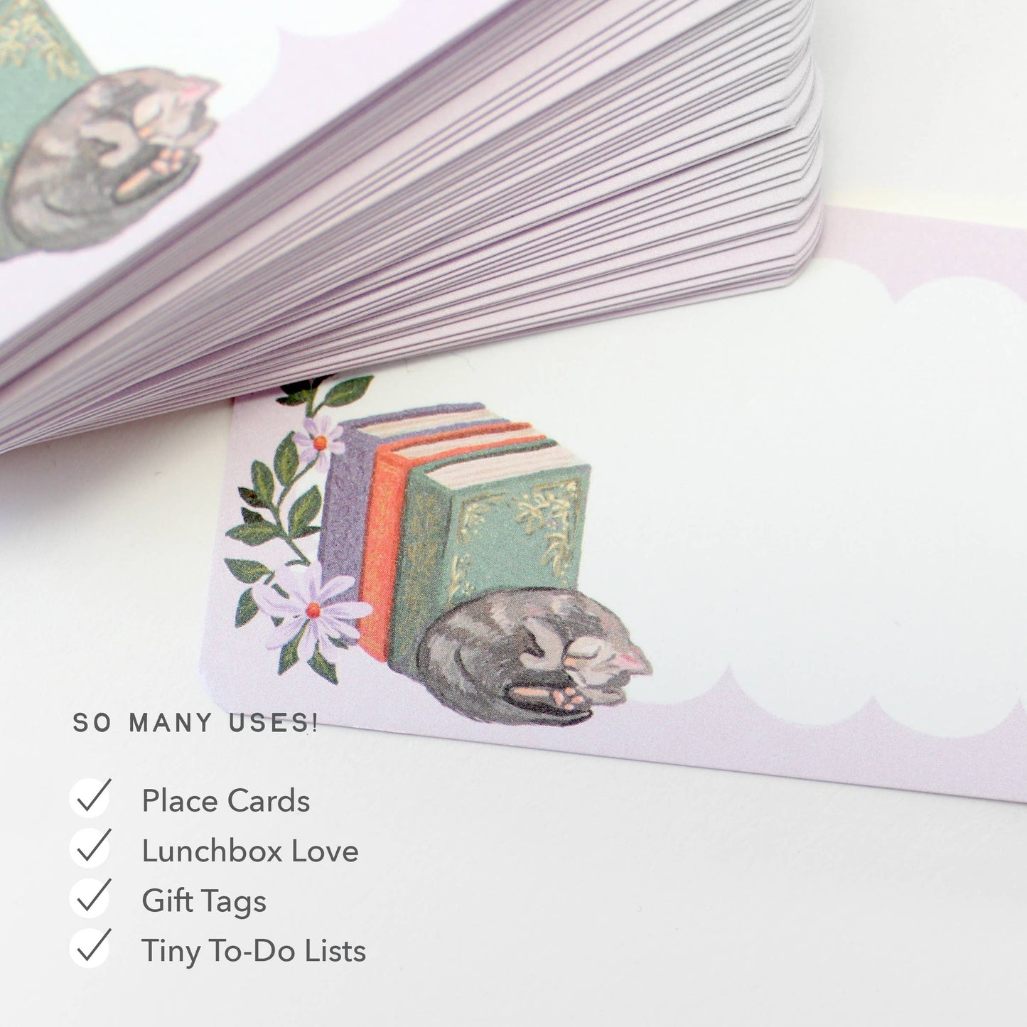 Inklings Paperie - Pocket Notes™ - Library Kitten
