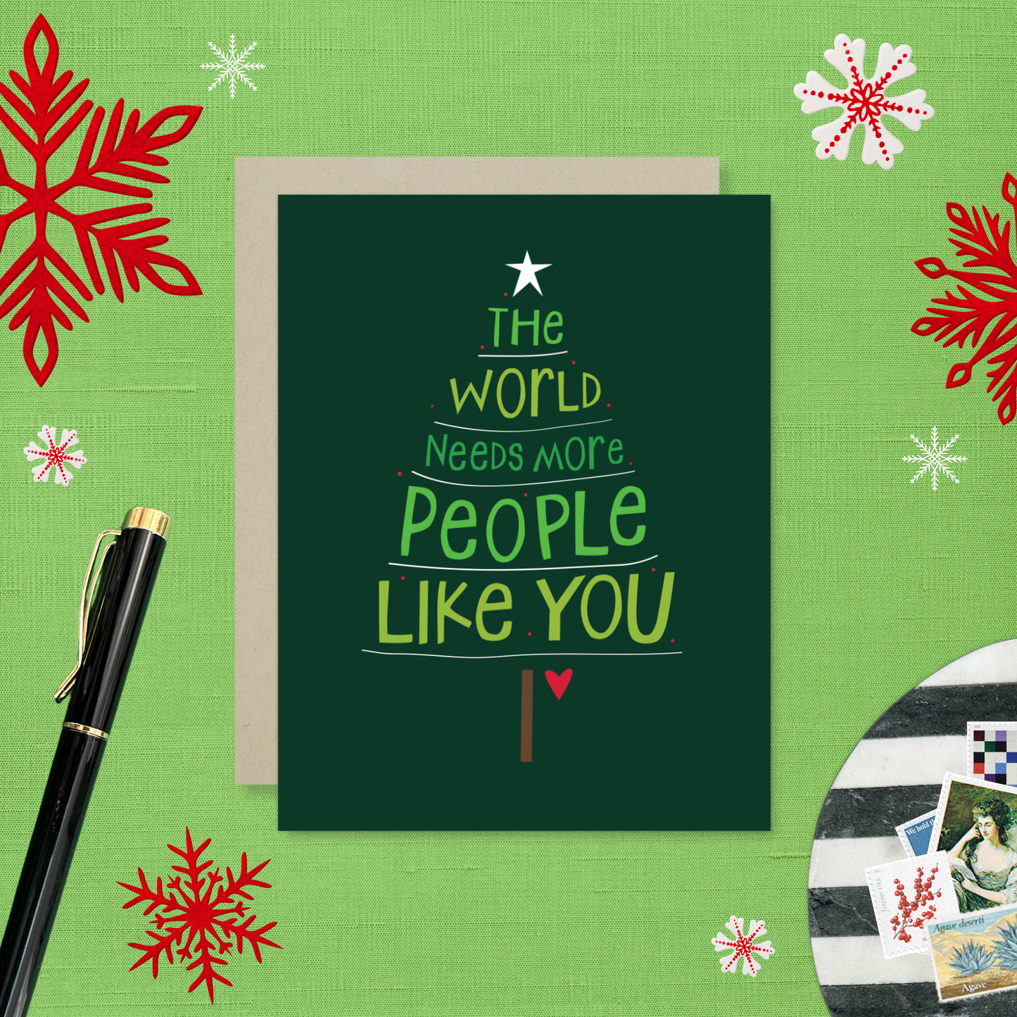 Barone and Co. - More People Tree Holiday Card