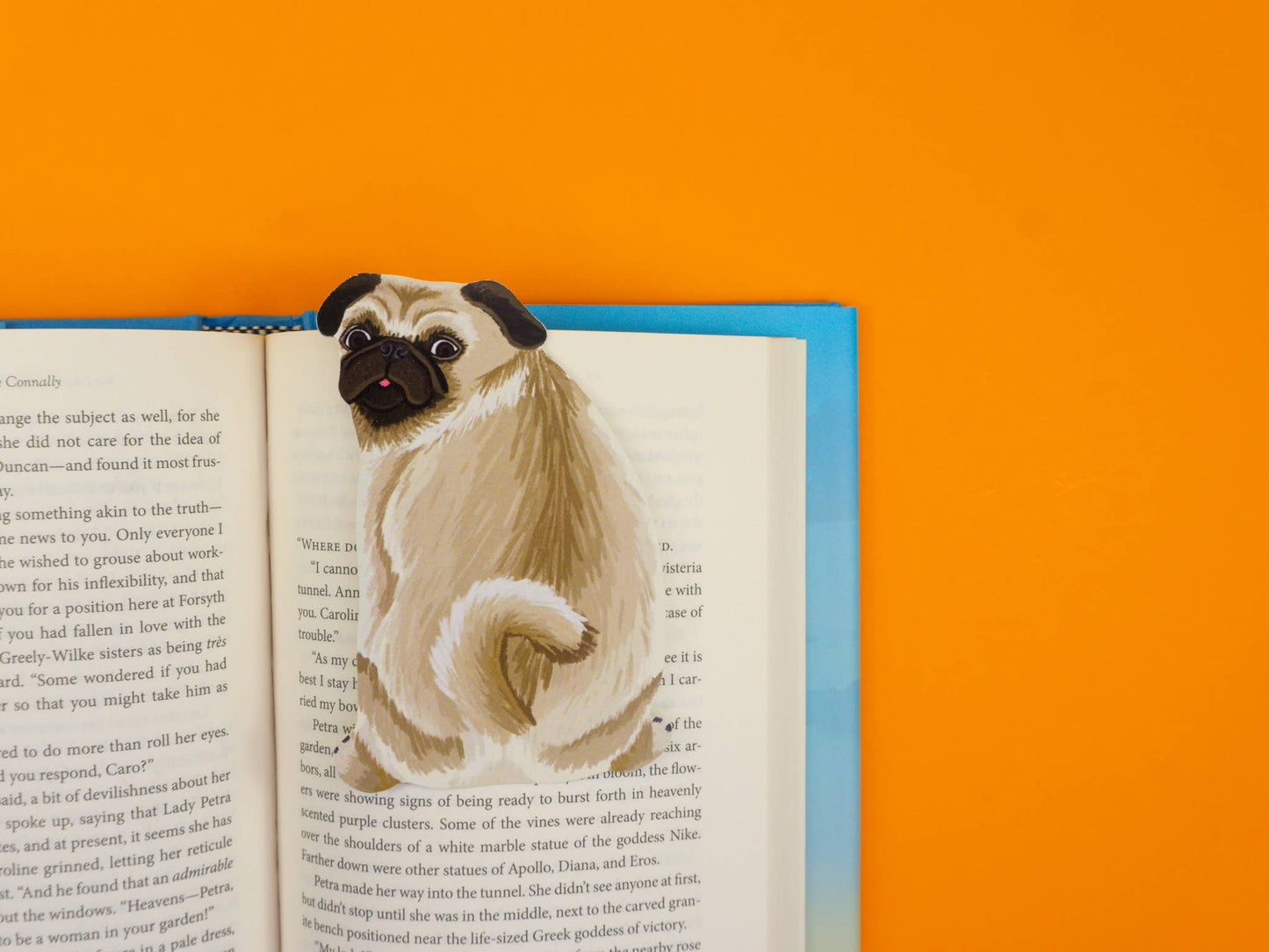 Grey Street Paper - Pug Dog Die-Cut Bookmark
