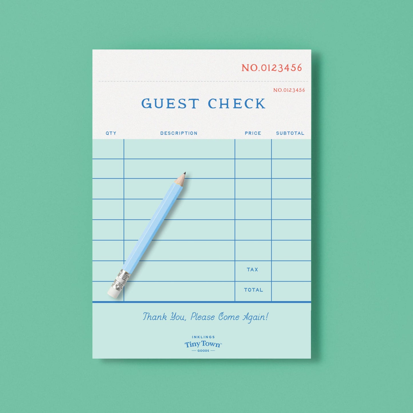 Inklings Paperie - Inklings Tiny Town™ Play Notepad - Guest Check