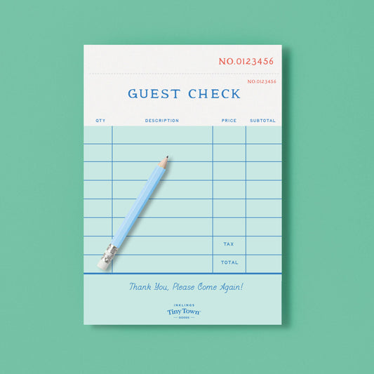 Inklings Paperie - Inklings Tiny Town™ Play Notepad - Guest Check