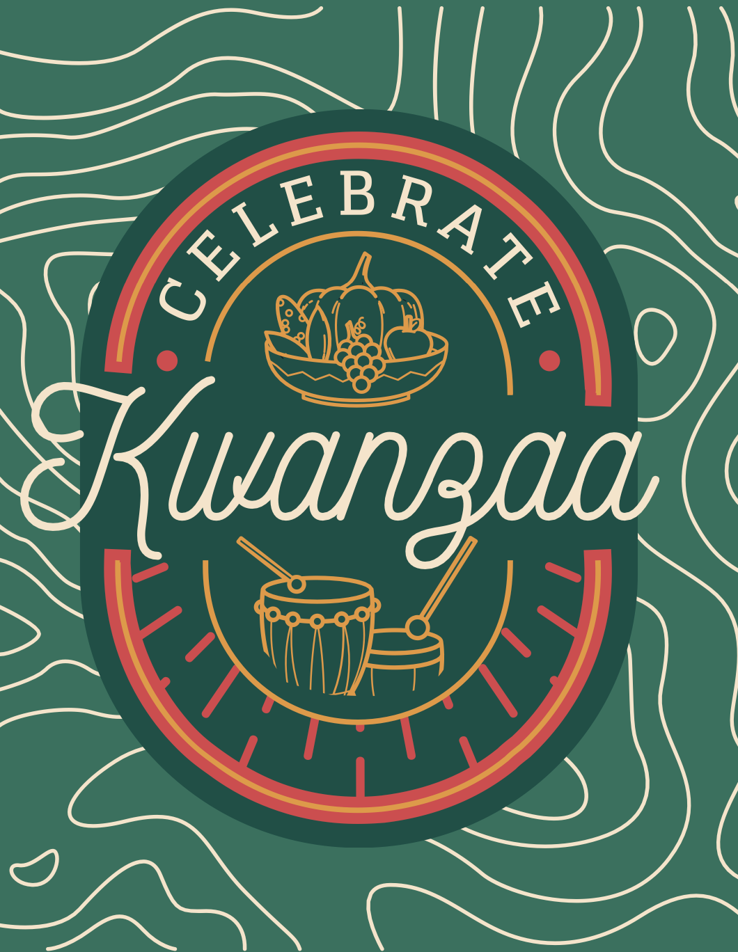 Cards by Dé - Celebrate Kwanzaa Greeting Card