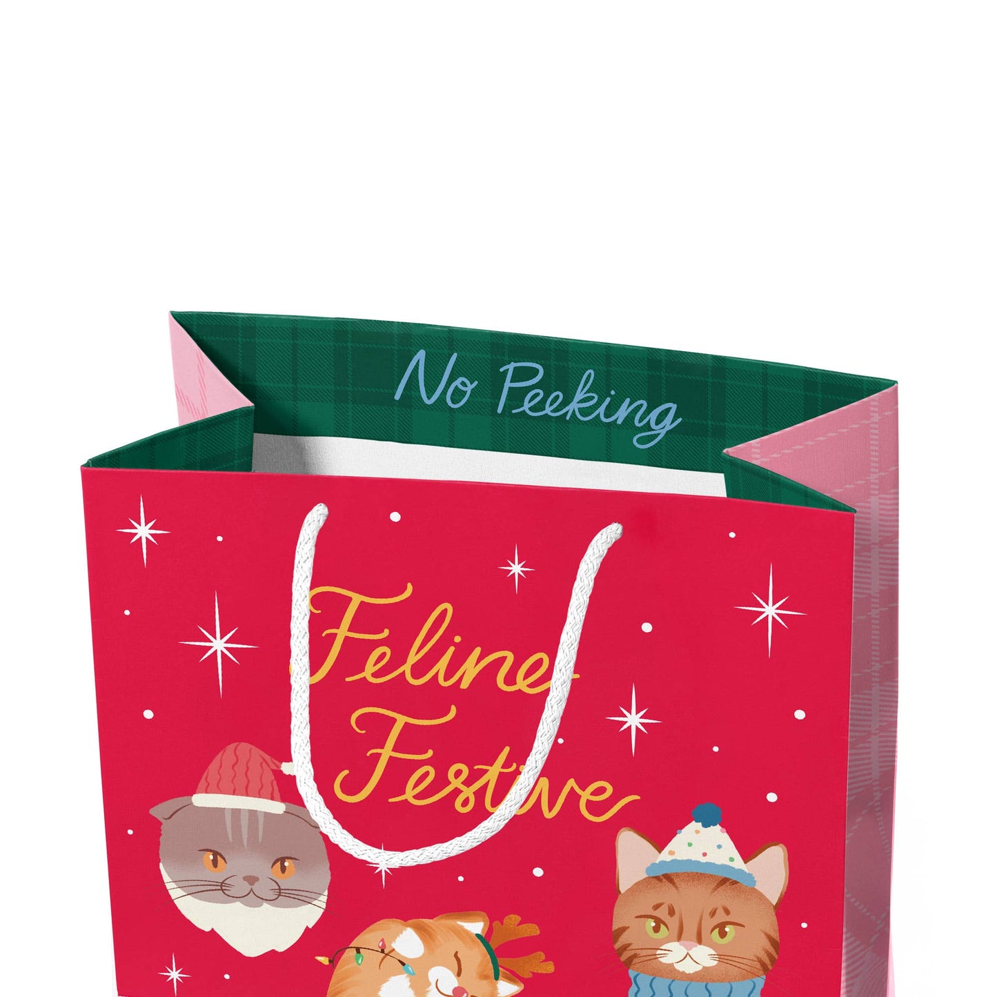 Pineapple Sundays Design Studio - Christmas Cats Gift Bag