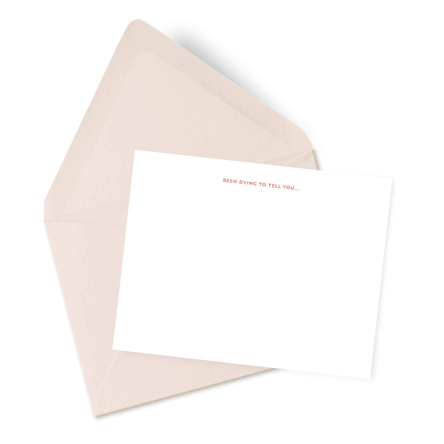 Dying to Tell You - Letterpress Box Set of 10