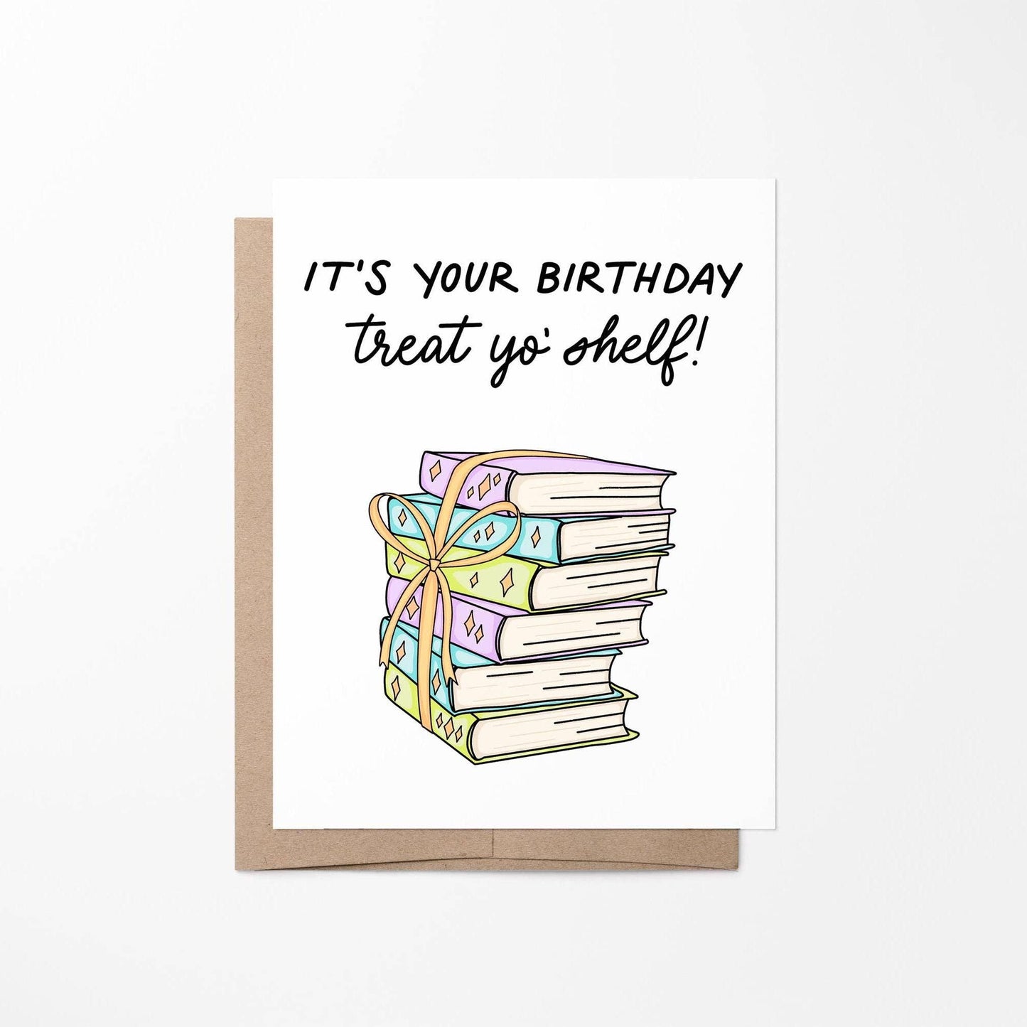 MangoIllustrated - Treat yo' shelf birthday card