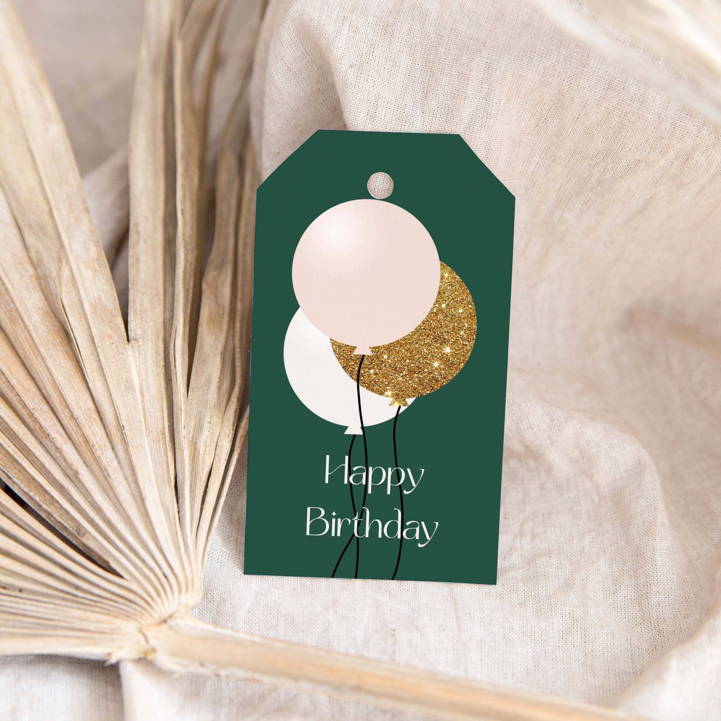 Blú Rose - Birthday Balloons Birthday Gift Tag