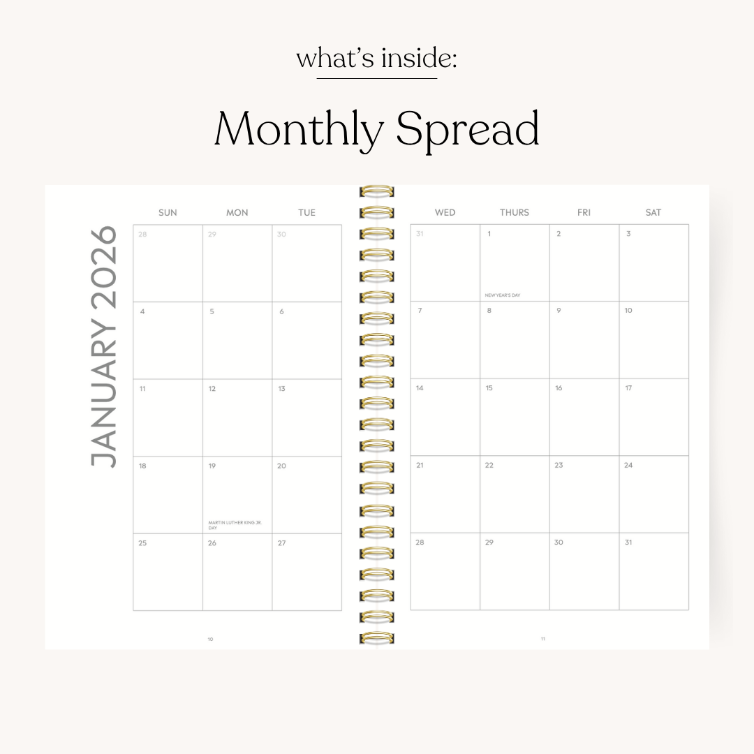 Blue Stripes - Weekly 2026 Planner
