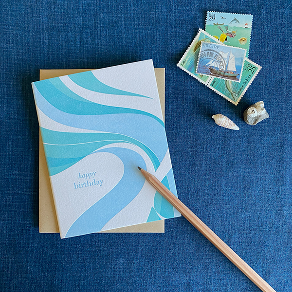 Fillmore Swirl - Birthday Card