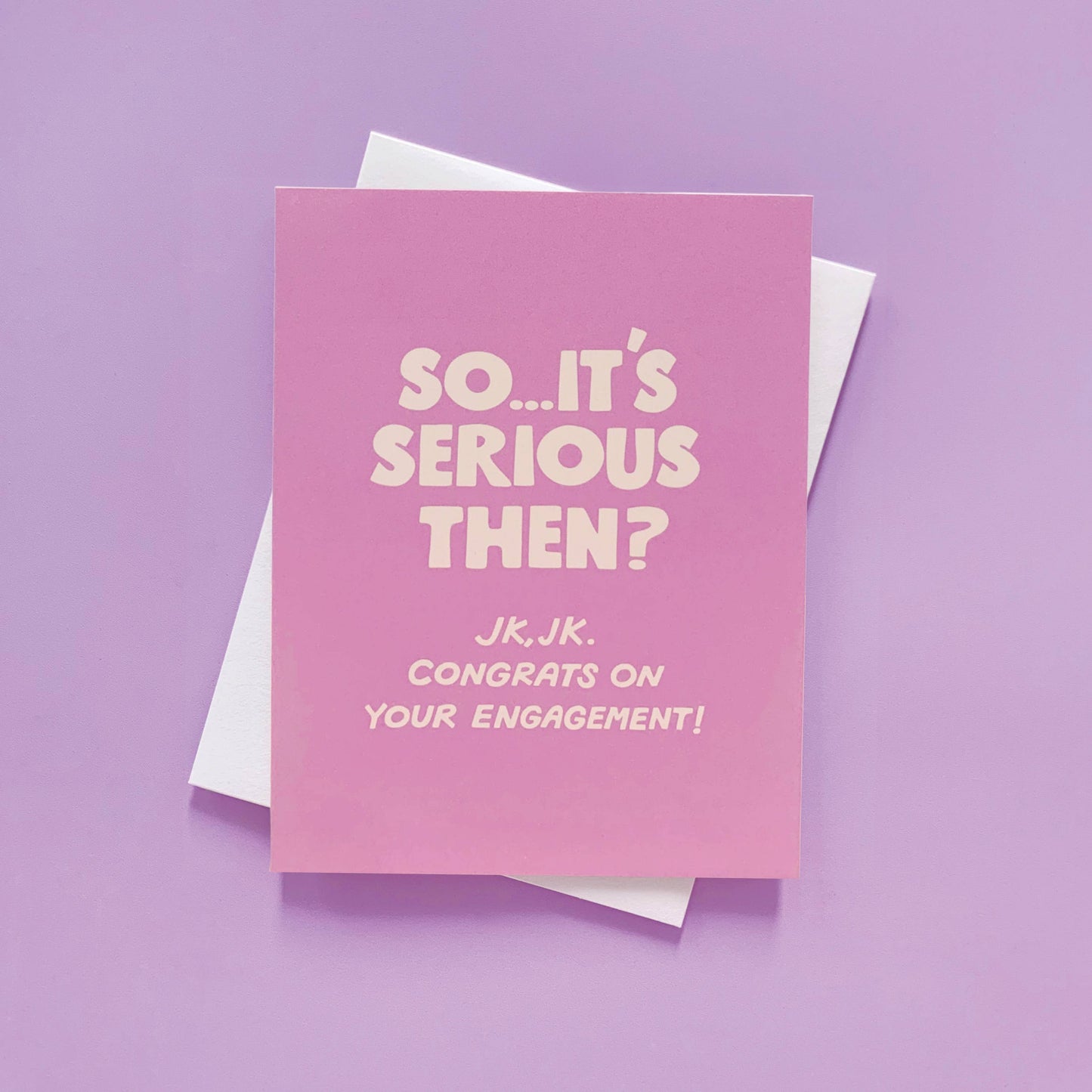 Serious Engagement - Engagement Card