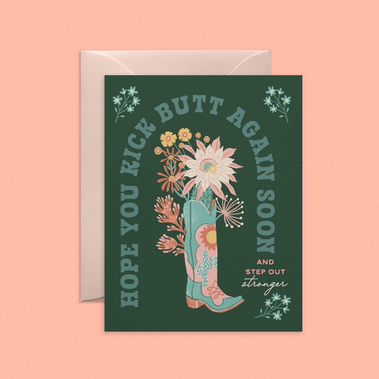 O.O.M.F Creative - Kick Butt Boot Card