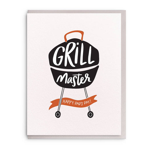 Dahlia Press - Grill Master - Letterpress Father's Day Greeting Card