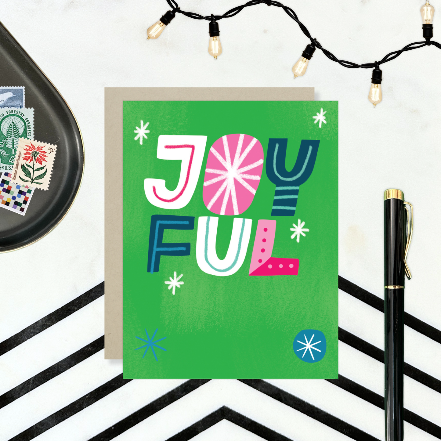 Barone and Co. - Joyful Funky Holiday Card
