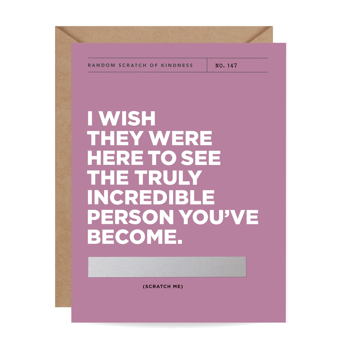 Inklings Paperie - Scratch-off Card - Wish They Were Here - Sympathy
