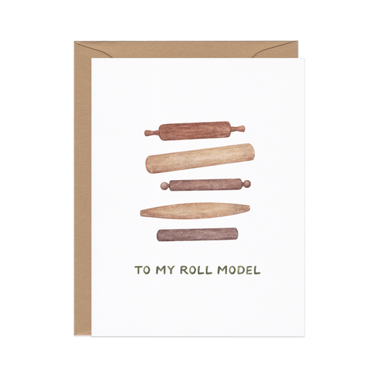 Amy Zhang - Roll Model — Cooking Pun Mother's / Father's Day Card