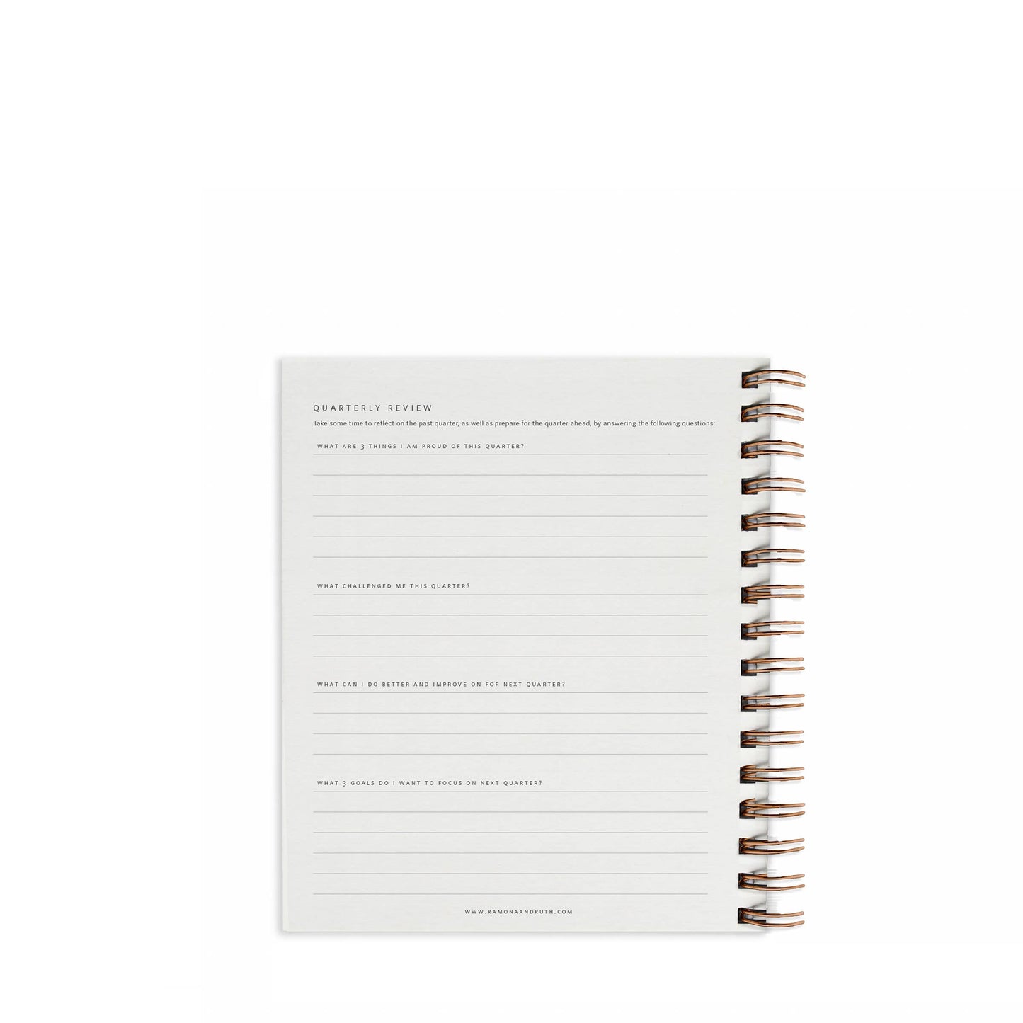 Ramona & Ruth - Quarterly Overview Planner