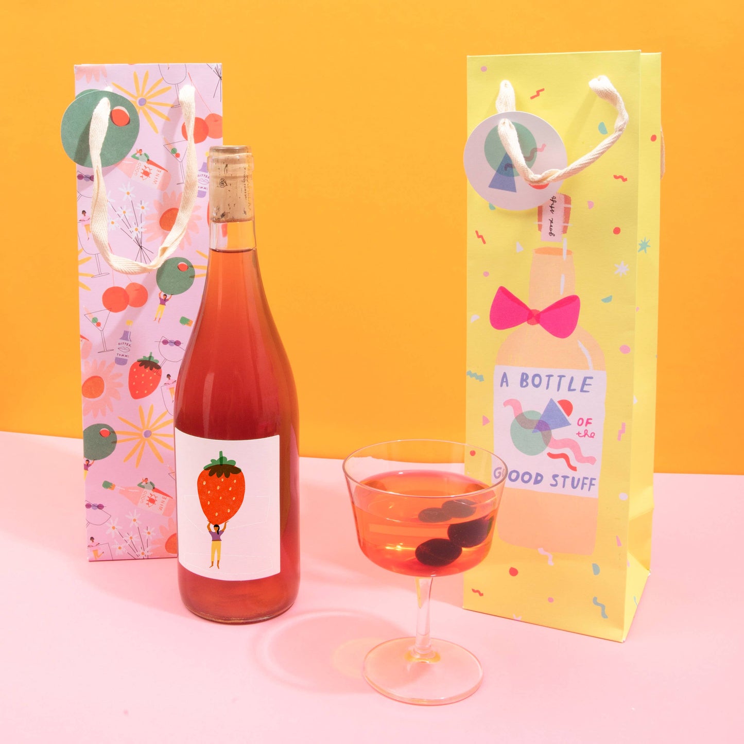 Carolyn Suzuki - BOOZEY WINE BAG - Wine Gift Bag