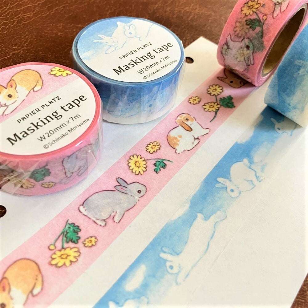Papier Platz Washi Tape - Bunny Clouds