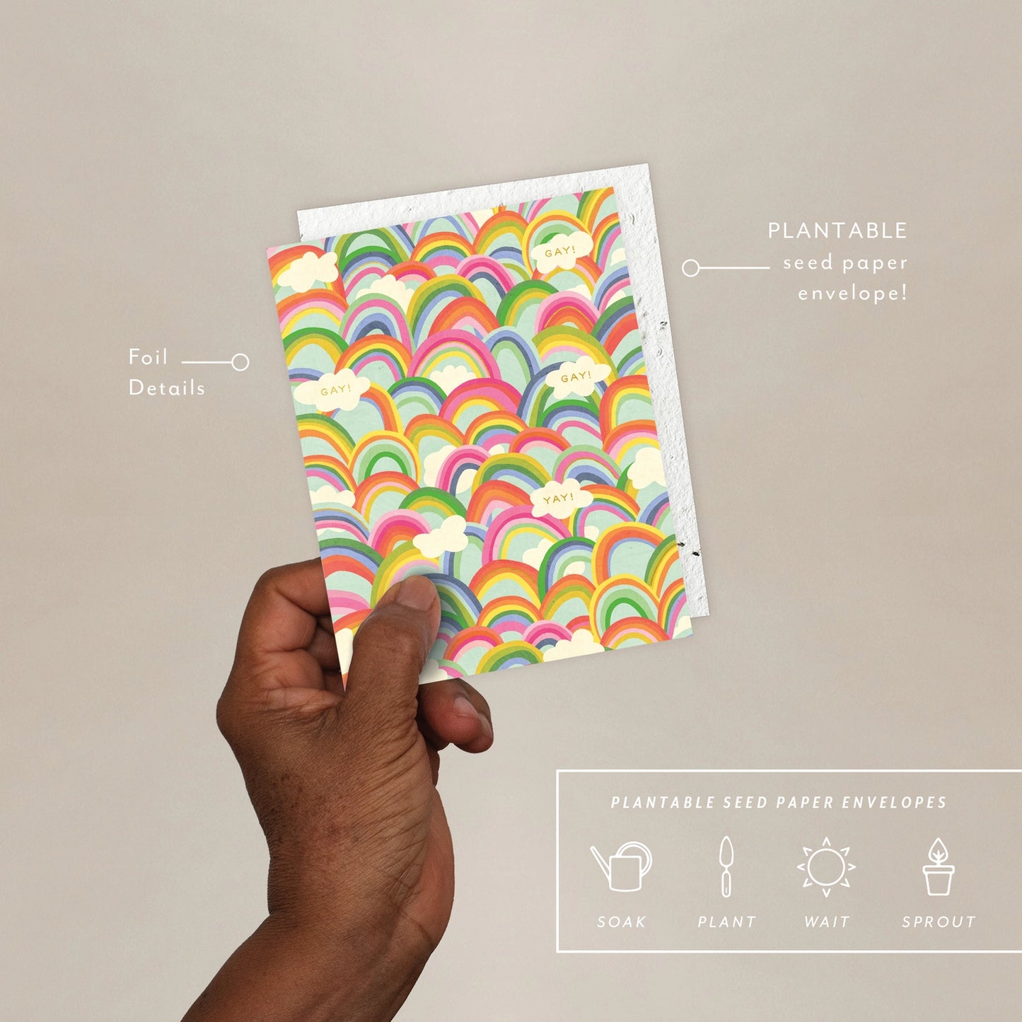 Rainbows Pride - Greeting Card