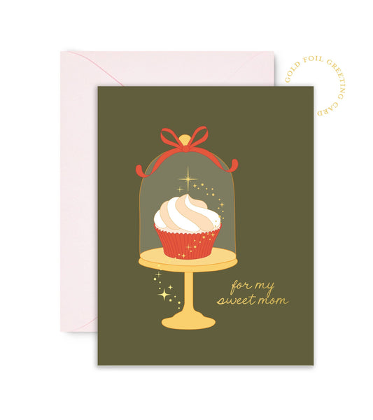 Sublime & Co. - For My Sweet Mom Cupcake Card For Mother's Day