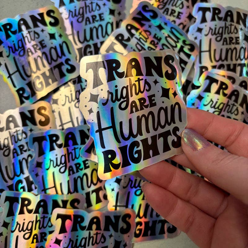 Trans Rights are Human Rights - Vinyl Sticker