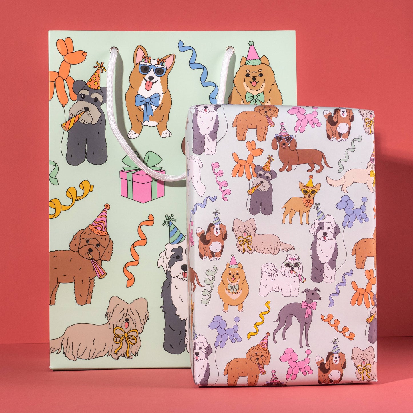 Illustrating Amy - Birthday Dogs Gift Bag