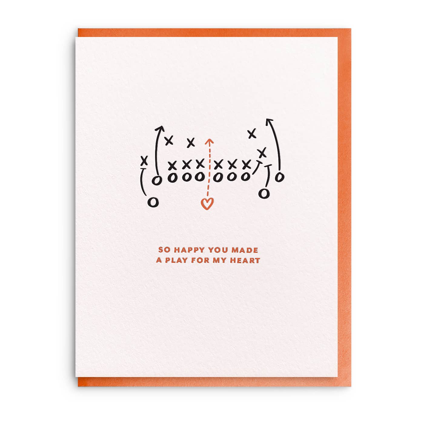 Dahlia Press - Play For Heart - Letterpress Anniversary Card