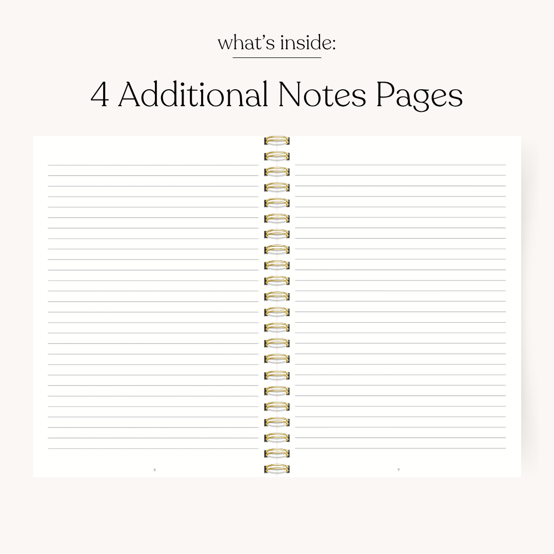 Forget Me Nots - Weekly 2026 Planner