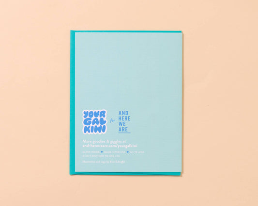And Here We Are - Asshole Teenager (Father's Day) Funny Card