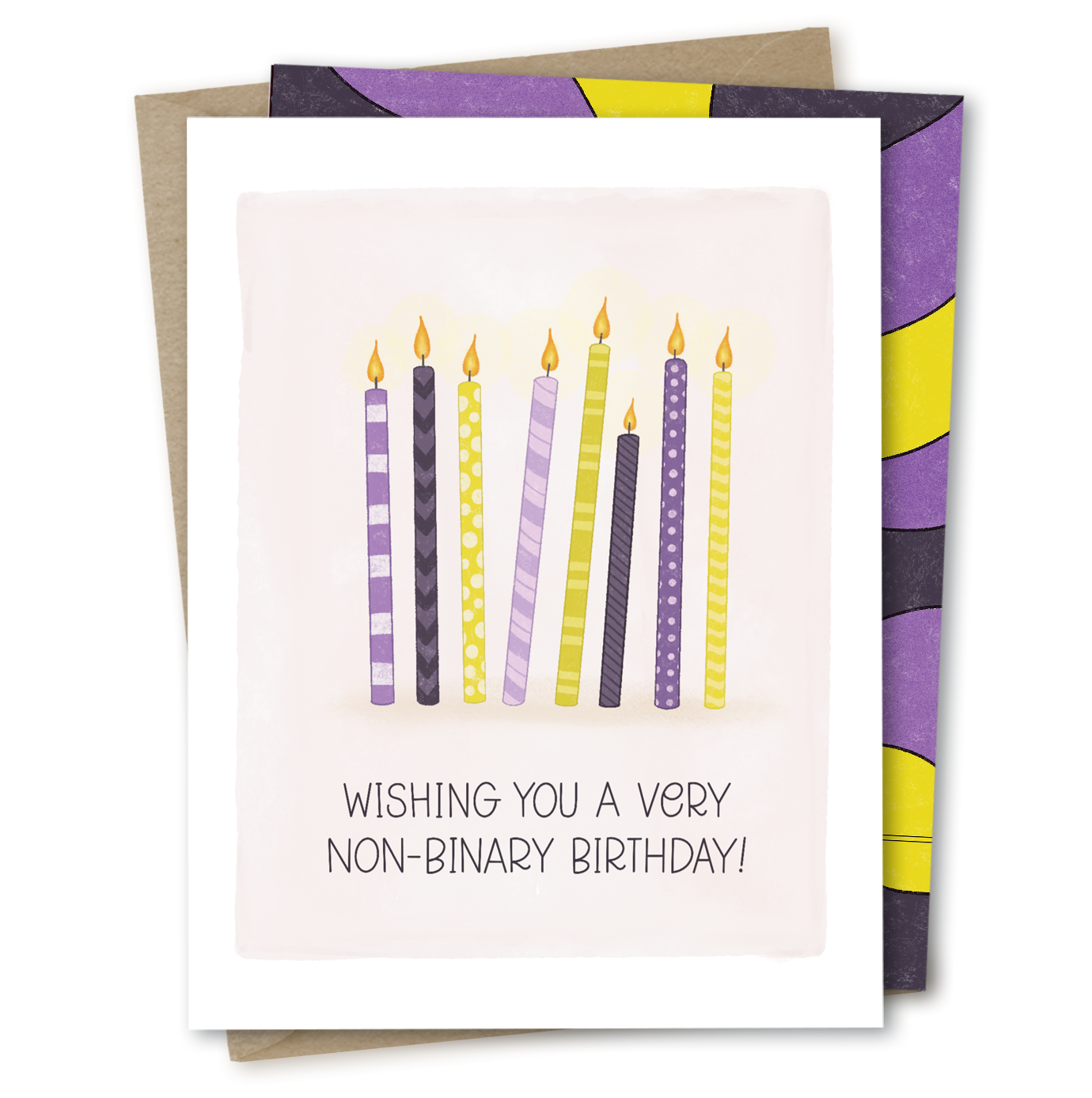 The Noble Paperie - Non-Binary Birthday | LGBTQ+ Friend Bday Queer Card