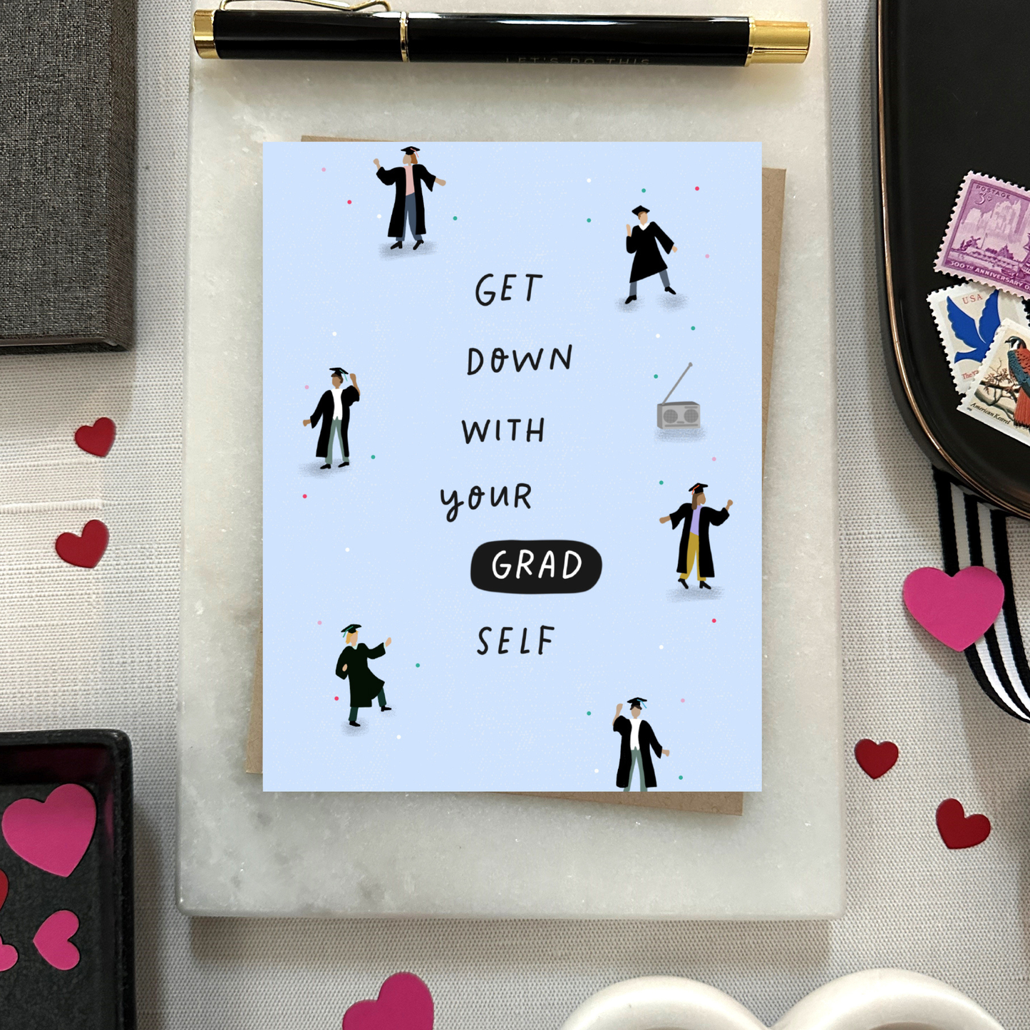 Barone and Co. - Grad Self Graduation Card