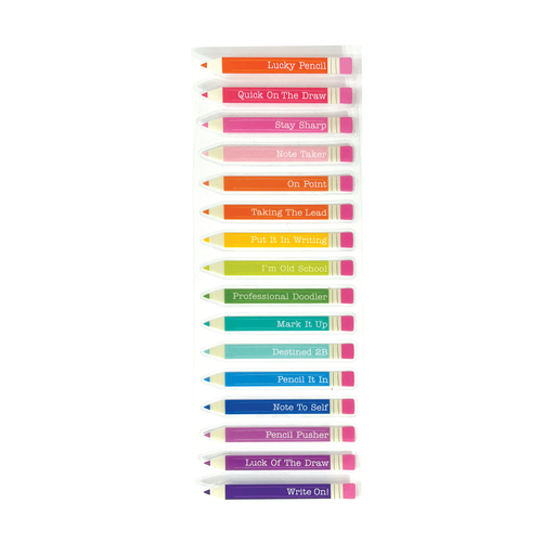 OOLY - Stickiville Skinny - Lucky Pencils (Clear Vinyl)