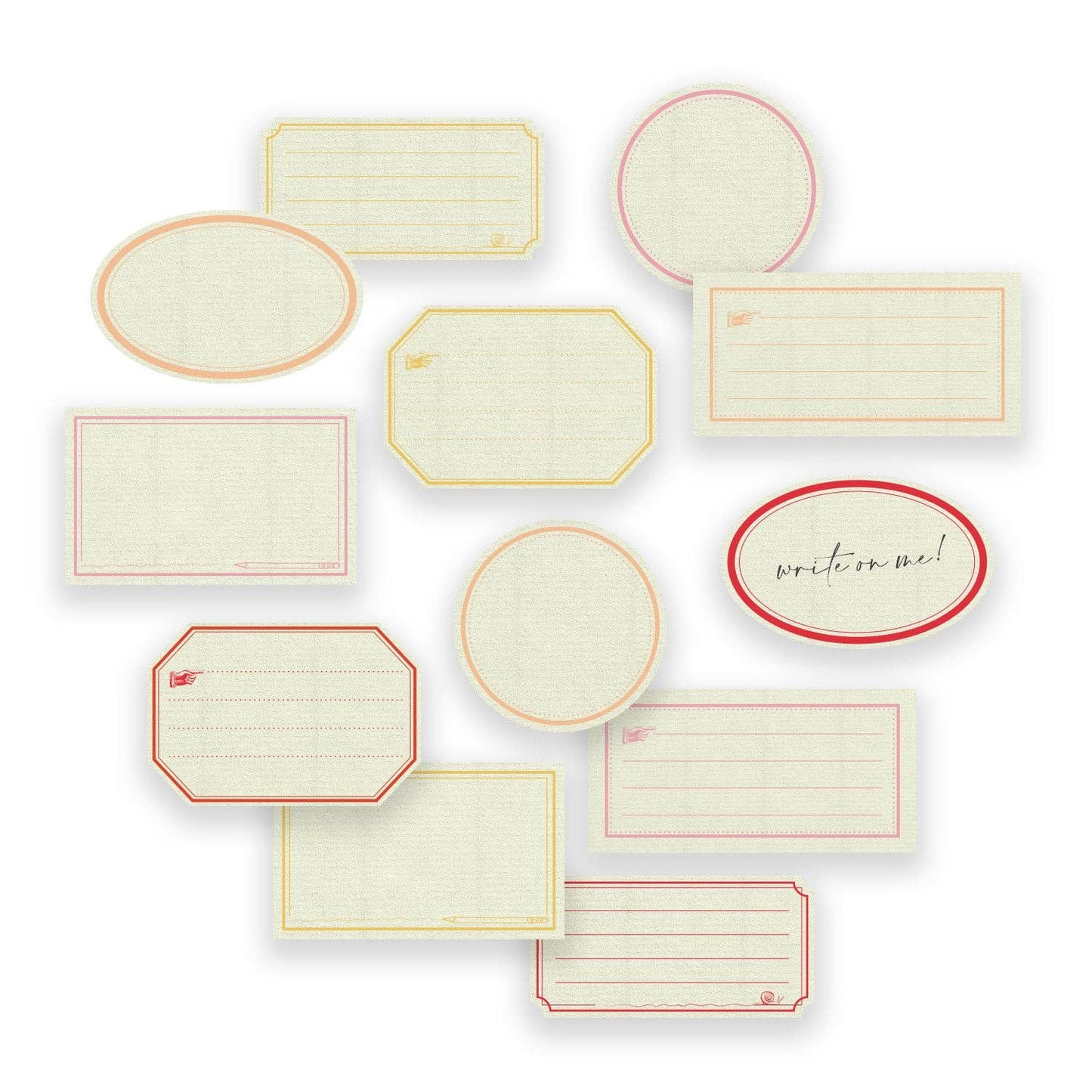 Belle & Union - Ephemeria Paper Label Stickers, Warm