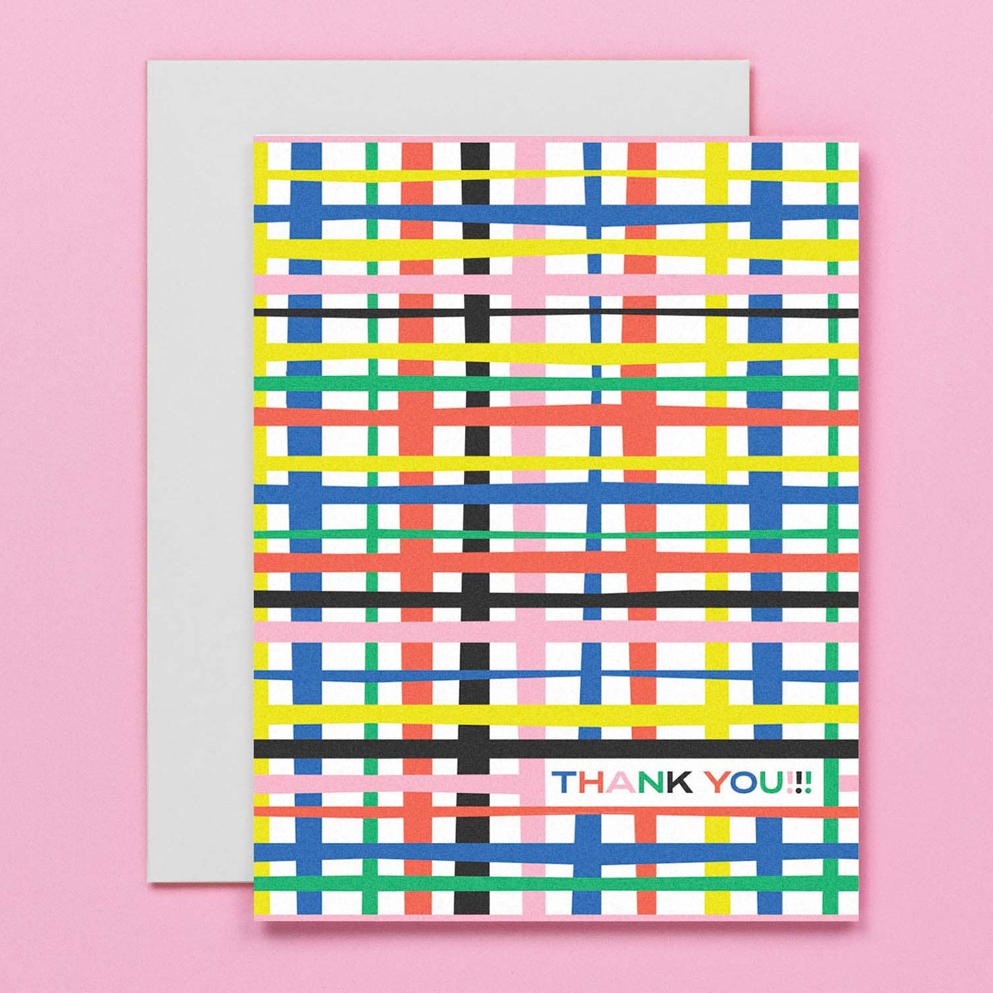 Rainbow Weave - Thank You Card