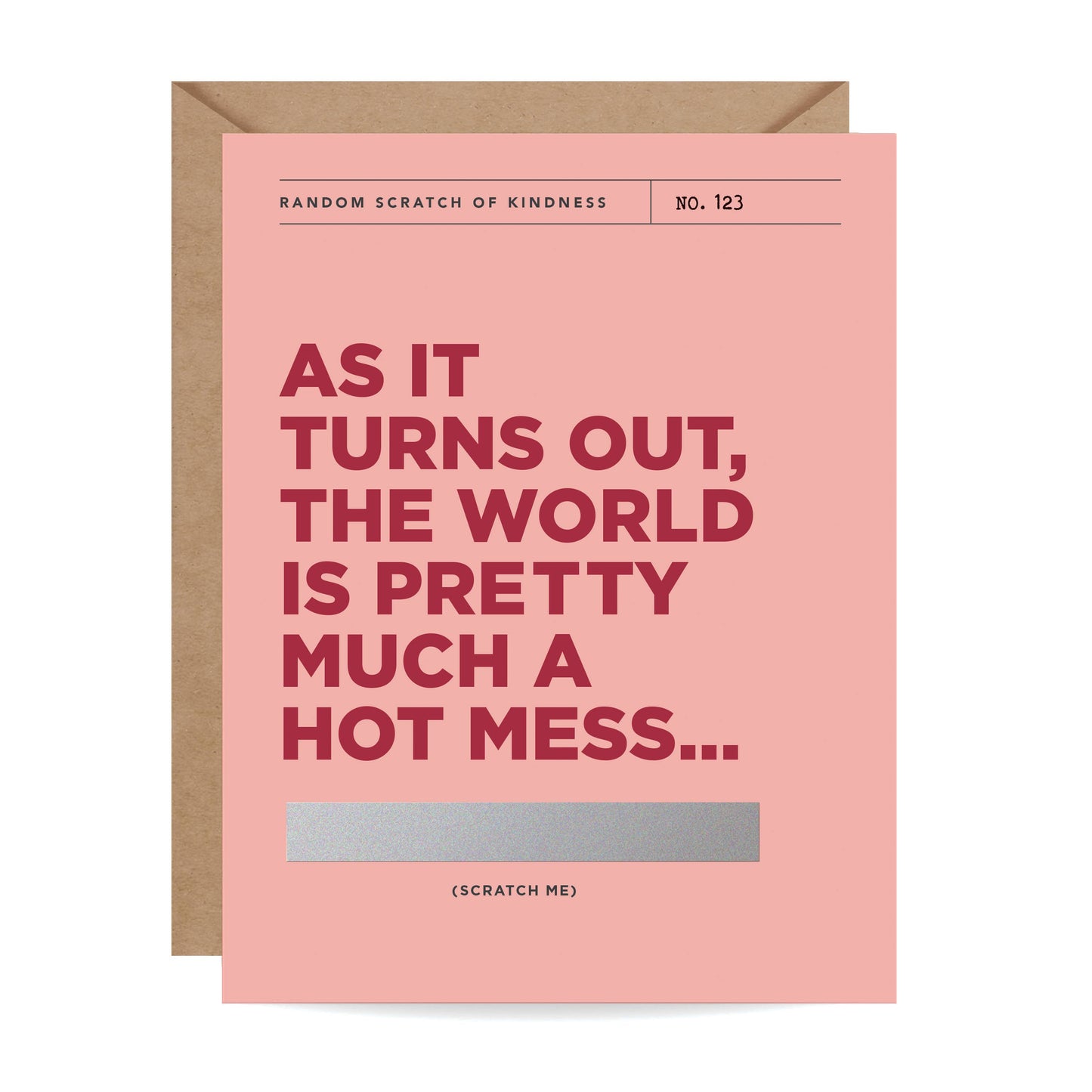 Inklings Paperie - Scratch-off Card - Hot Mess - Love/Friendship