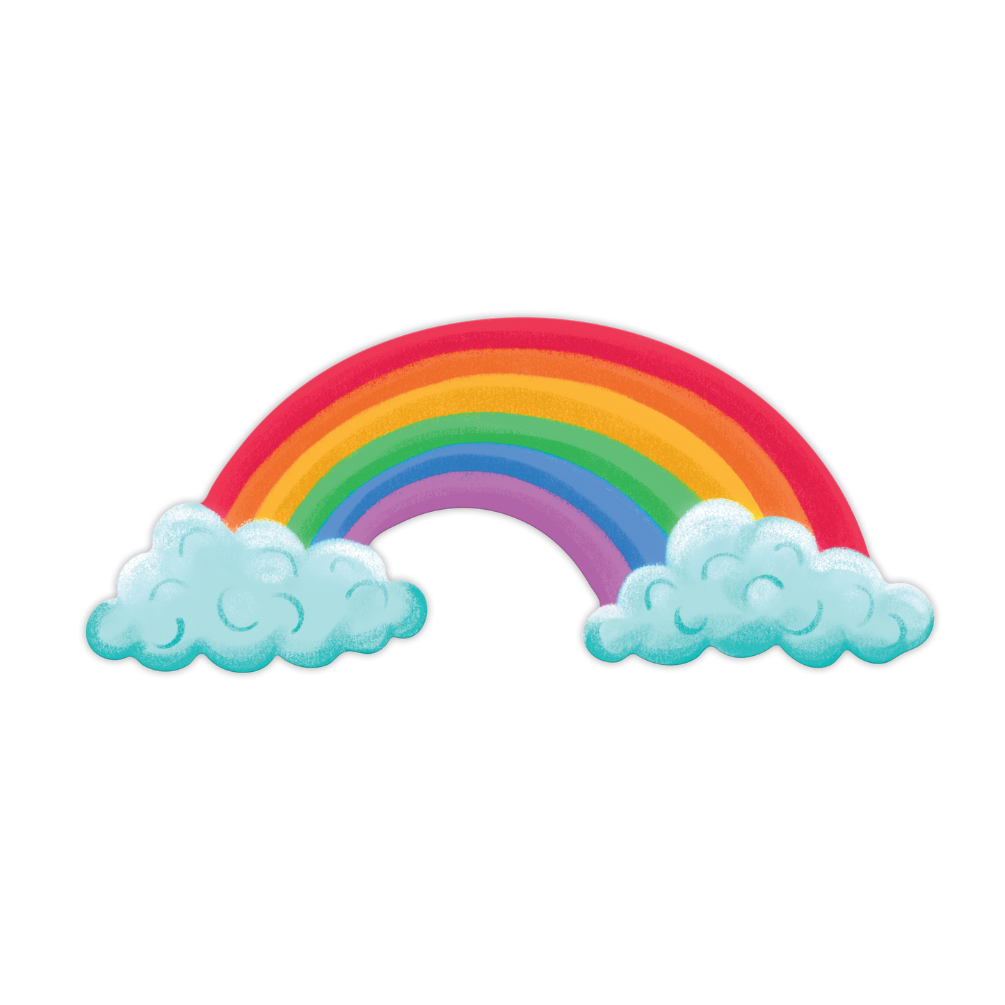Grey Street Paper - Rainbow Die-Cut Bookmark