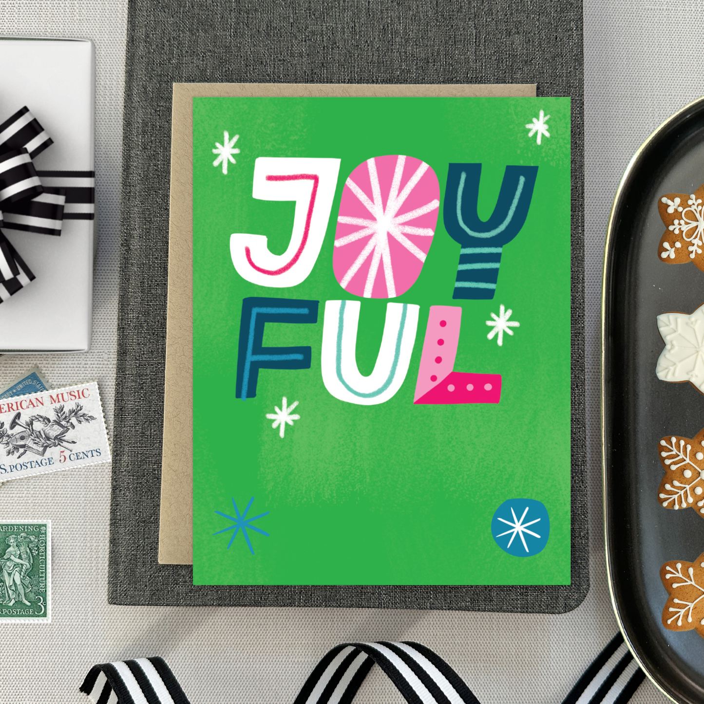 Barone and Co. - Joyful Funky Holiday Card