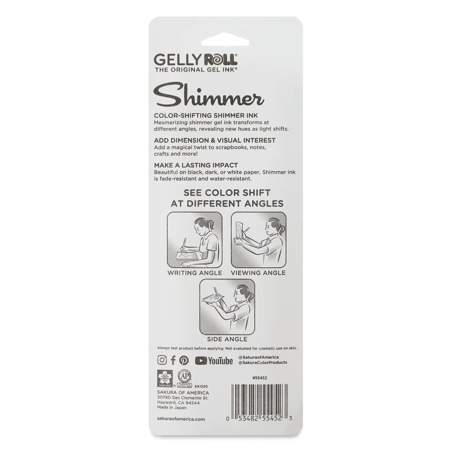 Capped Shimmer Nebula - Gelly Roll - Set of 3