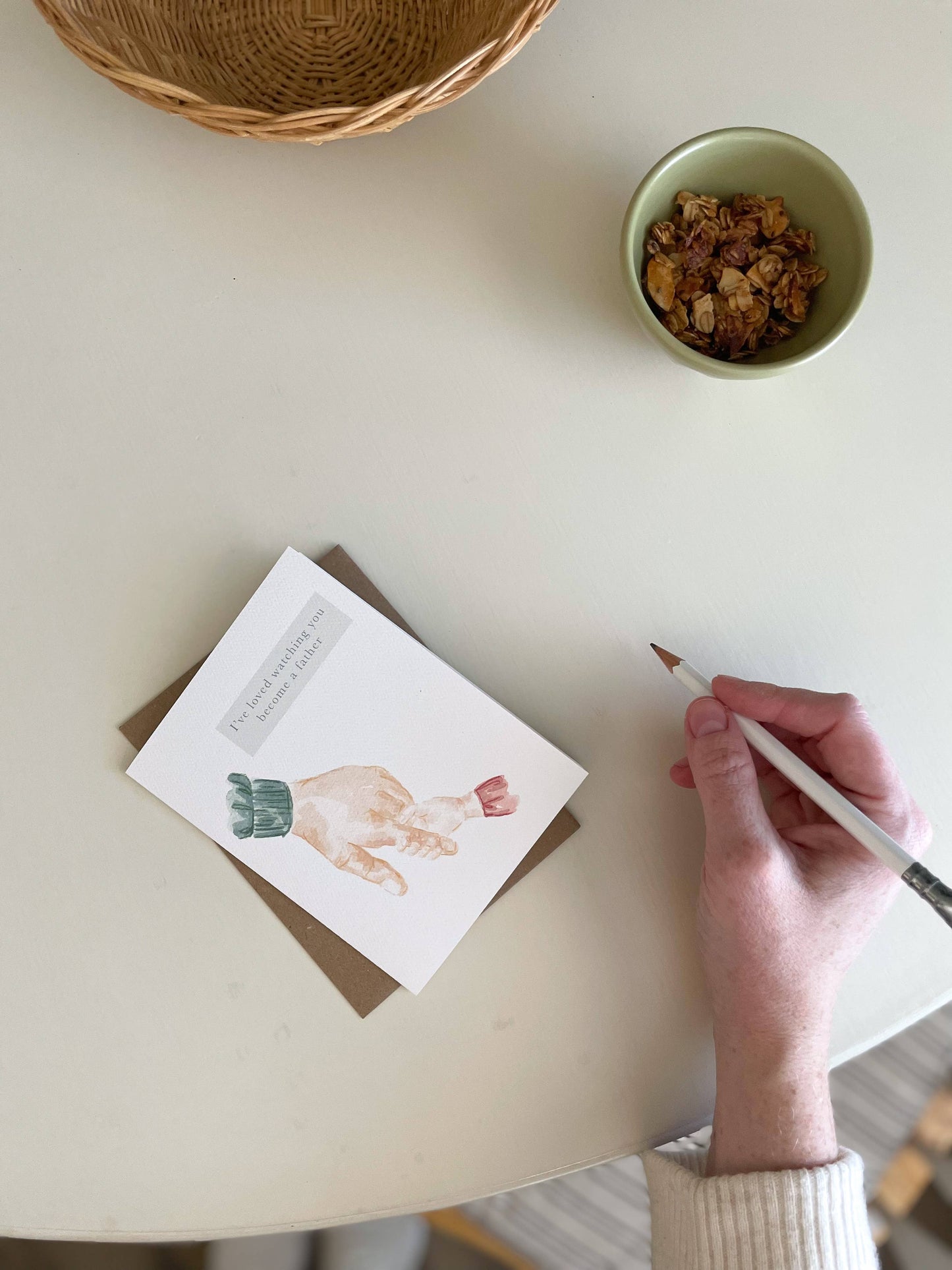 By Caroline Ann - Loved Watching You Become a Dad Greeting Card - Father's Day