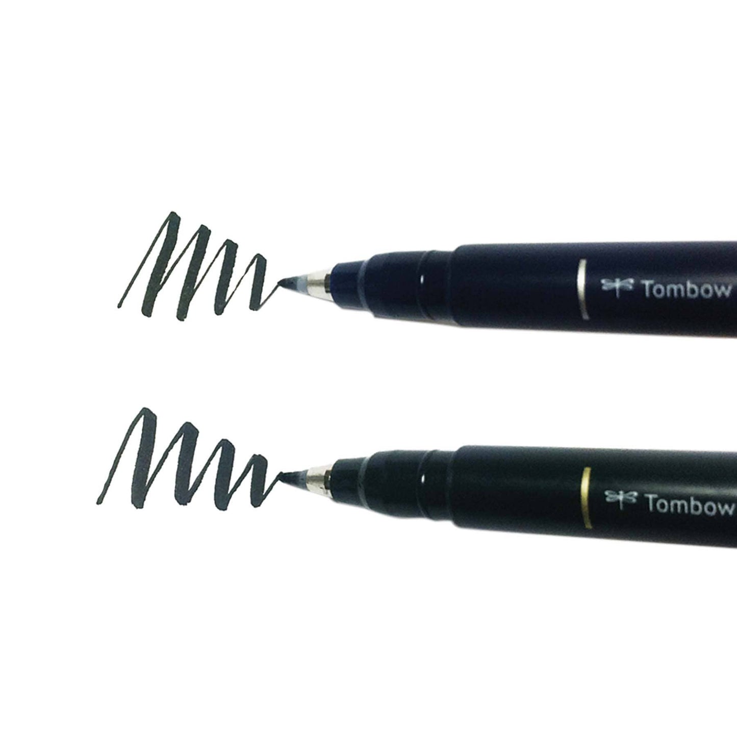 Tombow - BLACK Fudenosuke Calligraphy Brush Pens (set of 2)
