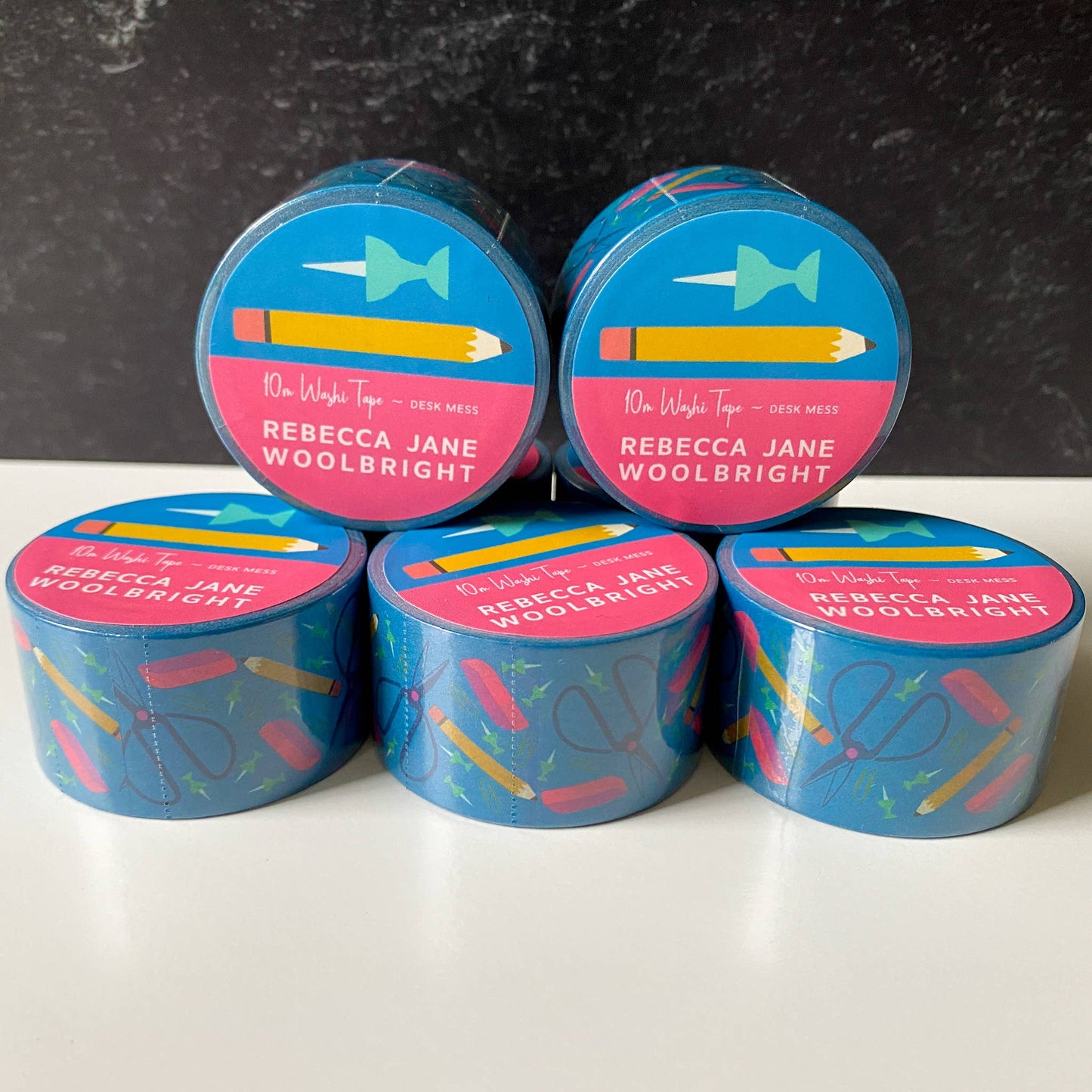 Rebecca Jane Woolbright - Desk Mess 1 inch Washi Tape