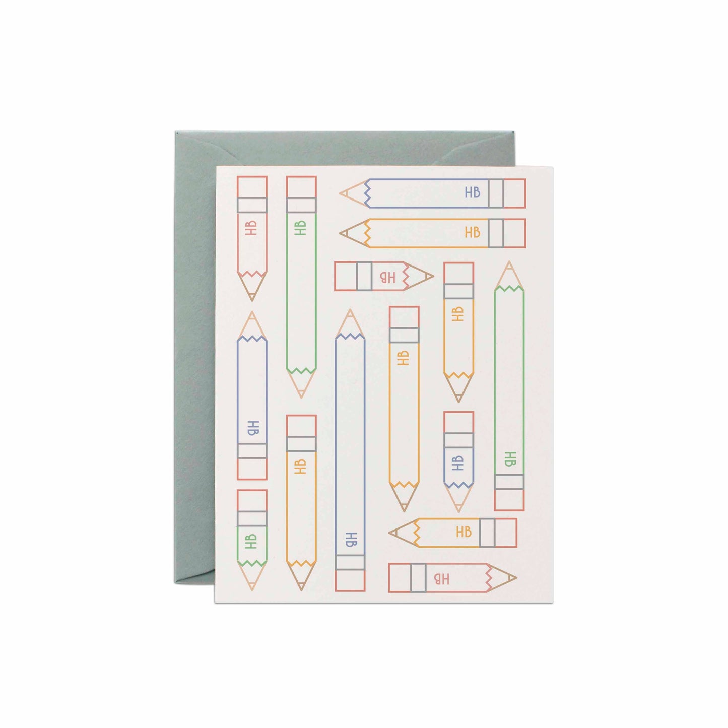 Line & Kind Paper Co. - Pencils | School & Graduation Greeting Card