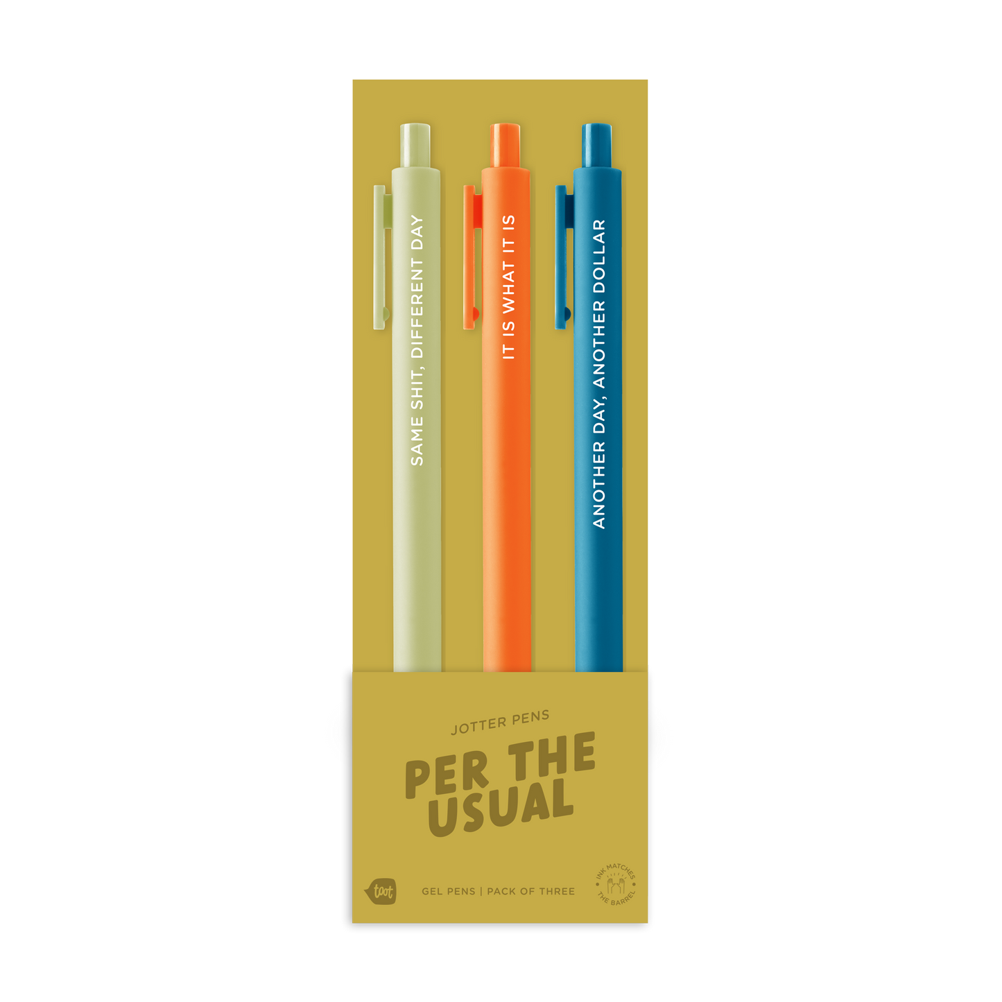 Per The Usual - Jotter Set - Pack of 3
