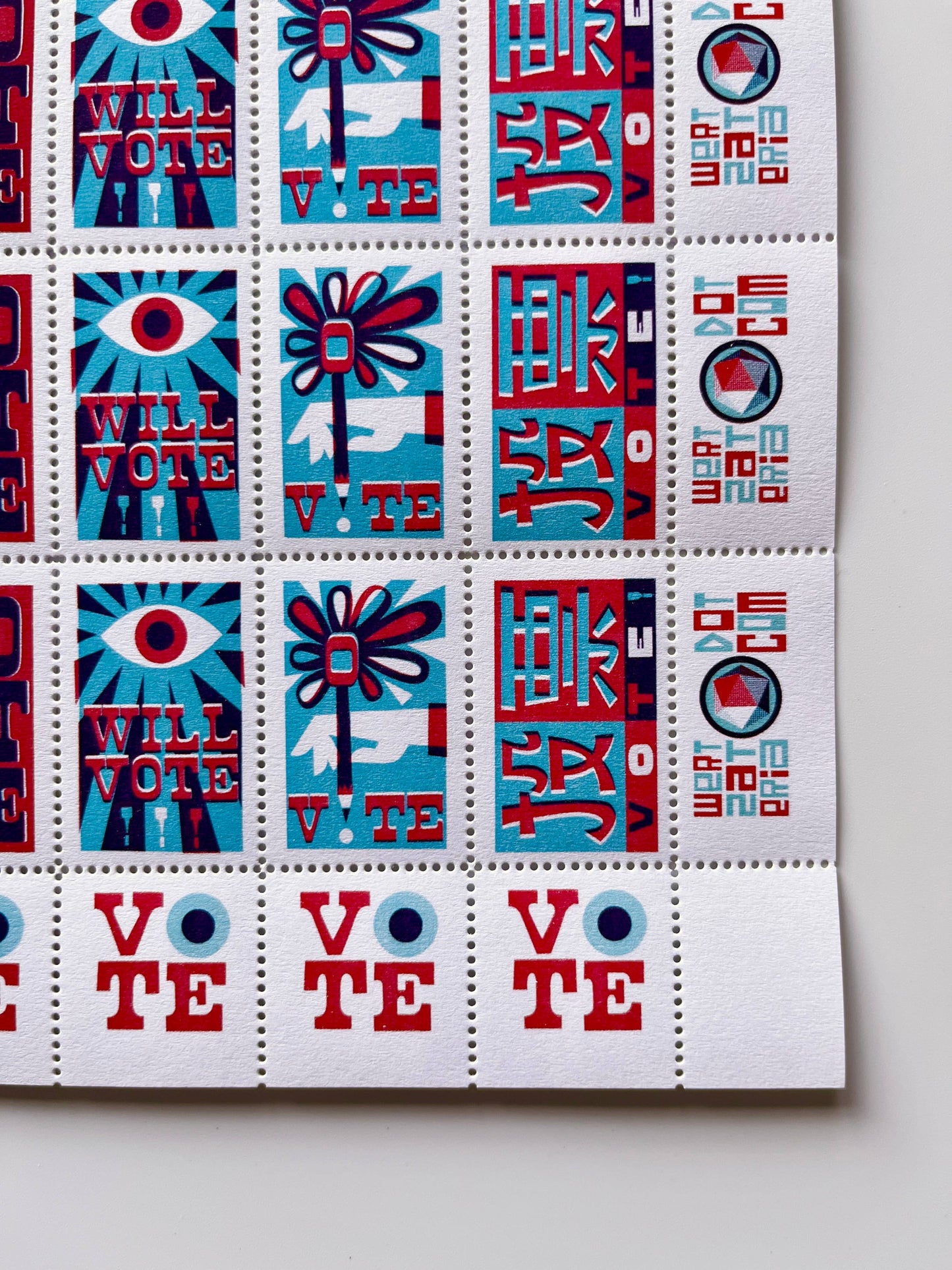 VoteVoteVote - Lick & Stick Stamps