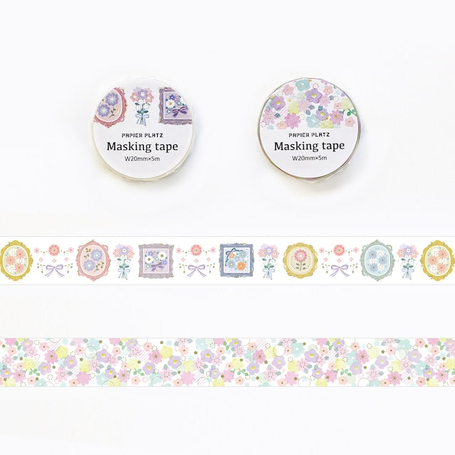 Papier Platz Washi Tape - Flower Decor