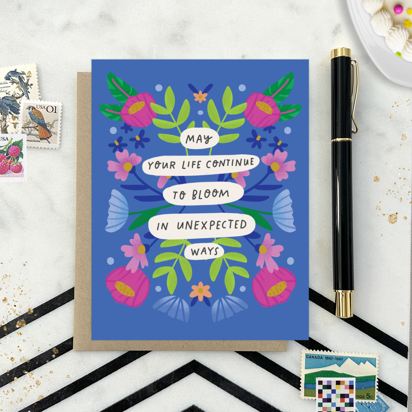 Barone and Co. - Bloom Unexpected Birthday Card
