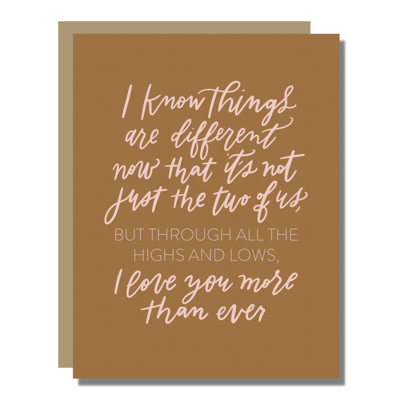Highs and Lows Love Card | Valentine for Couples